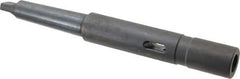 Collis Tool - MT2 Inside Morse Taper, MT3 Outside Morse Taper, Extension Morse Taper to Morse Taper - 9-15/16" OAL, Steel - Exact Tool & Supply