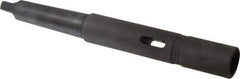 Collis Tool - MT3 Inside Morse Taper, MT4 Outside Morse Taper, Extension Morse Taper to Morse Taper - 12-1/4" OAL, Steel - Exact Tool & Supply
