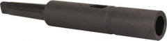 Collis Tool - MT4 Inside Morse Taper, MT4 Outside Morse Taper, Extension Morse Taper to Morse Taper - 13-11/16" OAL, Steel - Exact Tool & Supply