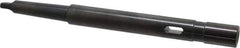 Collis Tool - MT1 Inside Morse Taper, MT2 Outside Morse Taper, Extension Morse Taper to Morse Taper - 10-3/16" OAL, Steel - Exact Tool & Supply