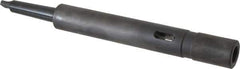 Collis Tool - MT2 Inside Morse Taper, MT2 Outside Morse Taper, Extension Morse Taper to Morse Taper - 11-9/16" OAL, Steel - Exact Tool & Supply