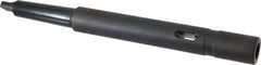 Collis Tool - MT2 Inside Morse Taper, MT3 Outside Morse Taper, Extension Morse Taper to Morse Taper - 12-5/16" OAL, Steel - Exact Tool & Supply