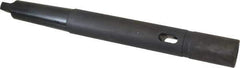 Collis Tool - MT4 Inside Morse Taper, MT5 Outside Morse Taper, Extension Morse Taper to Morse Taper - 18-3/16" OAL, Steel - Exact Tool & Supply