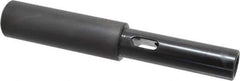 Collis Tool - MT2 Inside Morse Taper, Extension Morse Taper Rough Socket - 8" OAL, Steel - Exact Tool & Supply