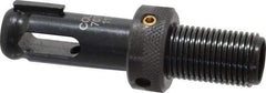 Collis Tool - 5/8-16 Inch Shank Thread, 5/8 Inch Outside Diameter, 1MT Morse Taper Adjustable Adapter Assembly - 1-1/8 Inch Axial Adjustment, 3/8 Inch Projection, 3 Inch Overall Length - Exact Tool & Supply