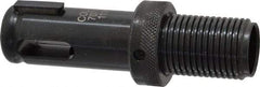 Collis Tool - 7/8-12 Inch Shank Thread, 7/8 Inch Outside Diameter, 2MT Morse Taper Adjustable Adapter Assembly - 1-1/4 Inch Axial Adjustment, 3/8 Inch Projection, 3-5/8 Inch Overall Length - Exact Tool & Supply