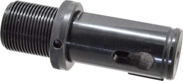 Collis Tool - 1-3/8 - 12 Inch Shank Thread, 1-3/8 Inch Outside Diameter, 3MT Morse Taper Adjustable Adapter Assembly - 1-1/2 Inch Axial Adjustment, 3/8 Inch Projection, 4-5/8 Inch Overall Length - Exact Tool & Supply