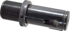 Collis Tool - 1-3/8 - 12 Inch Shank Thread, 1-3/8 Inch Outside Diameter, 3MT Morse Taper Adjustable Adapter Assembly - 1-1/2 Inch Axial Adjustment, 3/8 Inch Projection, 4-5/8 Inch Overall Length - Exact Tool & Supply
