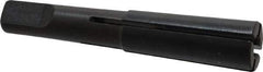 Collis Tool - #10 Inch Tap, 57/64 Inch Tap Entry Depth, MT1 Taper Shank, Split Sleeve Tapping Driver - 3/16 Inch Projection, 0.194 Inch Tap Shank Diameter, 0.152 Inch Tap Shank Square - Exact Tool & Supply
