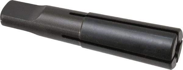 Collis Tool - 3/8 Inch Tap, 1-3/64 Inch Tap Entry Depth, MT2 Taper Shank, Split Sleeve Tapping Driver - 1/4 Inch Projection, 0.275 Inch Tap Shank Diameter, 0.206 Inch Tap Shank Square - Exact Tool & Supply