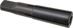 Collis Tool - 3/8 Inch Tap, 1-3/64 Inch Tap Entry Depth, MT2 Taper Shank, Split Sleeve Tapping Driver - 1/4 Inch Projection, 0.275 Inch Tap Shank Diameter, 0.206 Inch Tap Shank Square - Exact Tool & Supply