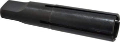 Collis Tool - 1-1/2 Inch Tap, 2-13/32 Inch Tap Entry Depth, MT5 Taper Shank, Split Sleeve Tapping Driver - 7/16 Inch Projection, 1.233 Inch Tap Shank Diameter, 0.925 Inch Tap Shank Square - Exact Tool & Supply