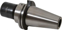 Collis Tool - CAT50 Taper Shank Tension & Compression Tapping Chuck - #0 to 7/8" Tap Capacity, 4.89" Projection, Size 2 Adapter, Quick Change - Exact Tool & Supply