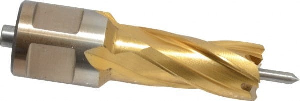 Hougen - 9/16" Diam x 1" Deep High Speed Steel Annular Cutter - Exact Tool & Supply