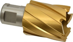 Hougen - 1-1/4" Diam x 1" Deep High Speed Steel Annular Cutter - Exact Tool & Supply