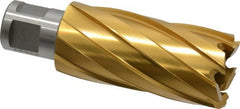 Hougen - 1-1/8" Diam x 2" Deep High Speed Steel Annular Cutter - Exact Tool & Supply