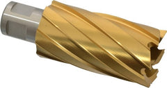 Hougen - 1-1/4" Diam x 2" Deep High Speed Steel Annular Cutter - Exact Tool & Supply