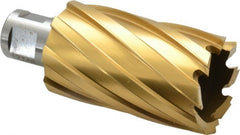 Hougen - 1-7/16" Diam x 2" Deep High Speed Steel Annular Cutter - Exact Tool & Supply