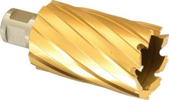 Hougen - 1-1/2" Diam x 2" Deep High Speed Steel Annular Cutter - Exact Tool & Supply