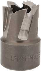 Hougen - 12mm Diam x 1/4" Deep High Speed Steel Annular Cutter - Exact Tool & Supply