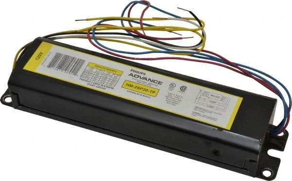 Philips Advance - 2 Lamp, 120 Volt, 0.43 to 0.48 Amp, 0 to 39 Watt, Trigger Start, Magnetic, Nondimmable Fluorescent Ballast - 0.85, 0.90, 0.92, 0.99 Ballast Factor, Thermal Protection, T8, T12 Lamp - Exact Tool & Supply