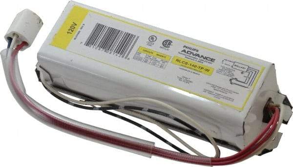 Philips Advance - 1 Lamp, 120 Volt, 0.44 to 0.57 Amp, 0 to 39, 40 to 79 Watt, Rapid Start, Magnetic, Nondimmable Fluorescent Ballast - 0.50, 0.63 Ballast Factor, Thermal Protection, T9/Circline Lamp - Exact Tool & Supply