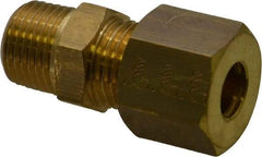 Legris - 6mm OD, Brass Male Connector - 460 Max Working psi, -40 to 210°F, Comp x MBSPT Ends - Exact Tool & Supply