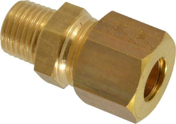 Legris - 10mm OD, Brass Male Connector - 330 Max Working psi, -40 to 210°F, Comp x MBSPT Ends - Exact Tool & Supply