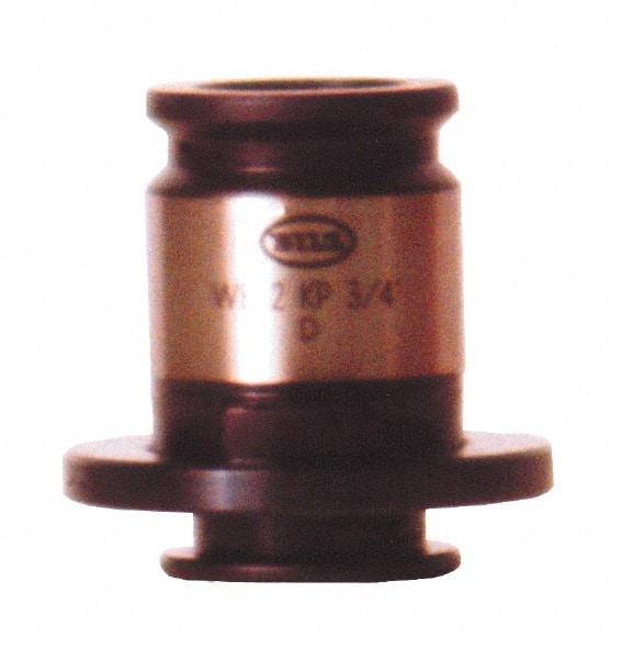 Bilz - 0.22" Tap Shank Diam, 0.165" Tap Square Size, #12 Tap, #1 Tapping Adapter - 0.2756" Projection, 0.669" Tap Depth, 1.1221" OAL, 3/4" Shank OD, Through Coolant, Series WE 1 KP - Exact Tool & Supply