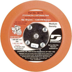 Dynabrade - 5" Diam Adhesive/PSA Disc Backing Pad - Medium Density, 13,000 RPM - Exact Tool & Supply