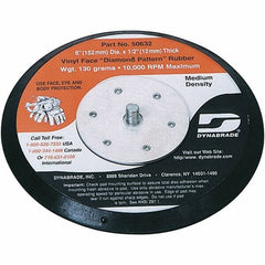 Dynabrade - 6" Diam Adhesive/PSA Disc Backing Pad - Medium Density, 13,000 RPM - Exact Tool & Supply