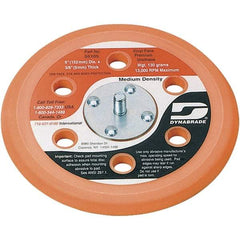 Dynabrade - 6" Diam Adhesive/PSA Disc Backing Pad - Medium Density, 13,000 RPM - Exact Tool & Supply