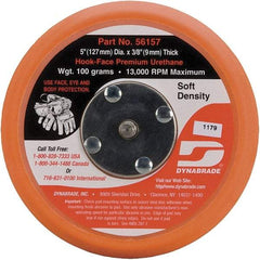 Dynabrade - 5" Diam Hook & Loop Disc Backing Pad - Soft Density, 13,000 RPM - Exact Tool & Supply