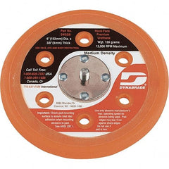 Dynabrade - 6" Diam Disc Backing Vacuum Replacement Pad - Medium Density, 13,000 RPM, Speed-Lok Compatible - Exact Tool & Supply