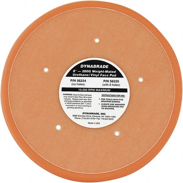 Dynabrade - 8" Diam Adhesive/PSA Disc Backing Pad - Medium Density, 13,000 RPM - Exact Tool & Supply