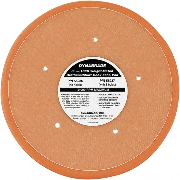 Dynabrade - 8" Diam Hook & Loop Disc Backing Pad - Medium Density, 13,000 RPM - Exact Tool & Supply