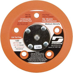 Dynabrade - 5" Diam Adhesive/PSA Disc Backing Pad - Medium Density, 13,000 RPM - Exact Tool & Supply