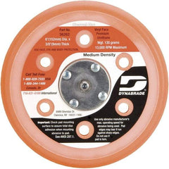 Dynabrade - 6" Diam Adhesive/PSA Disc Backing Pad - Medium Density, 13,000 RPM - Exact Tool & Supply