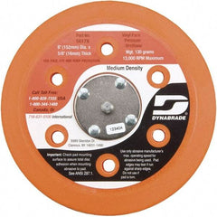 Dynabrade - 6" Diam Adhesive/PSA Disc Backing Pad - Medium Density, 13,000 RPM - Exact Tool & Supply
