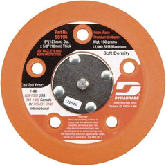 Dynabrade - 5" Diam Hook & Loop Disc Backing Pad - Soft Density, 13,000 RPM - Exact Tool & Supply