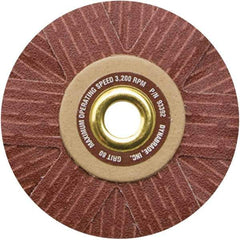 Dynabrade - 4" Diam 150 Grit Coated Sanding Star - Very Fine Grade, Arbor Mount - Exact Tool & Supply