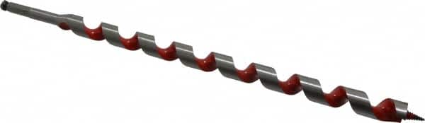 Milwaukee Tool - 15/16", 7/16" Diam Hex Shank, 18" Overall Length with 15" Twist, Ship Auger Bit - Exact Tool & Supply