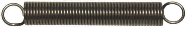Gardner Spring - 0.42" OD, 1.4" Max Ext Len, 0.055" Wire Diam Spring - 7.4 Lb/In Rating, 1.4 Lb Init Tension - Exact Tool & Supply