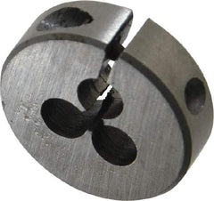 Interstate - #1-72 UNF Thread, 13/16" Outside Diam High Speed Steel Round Die - Right Hand Thread, Adjustable - Exact Tool & Supply