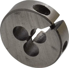 Interstate - #2-56 UNC Thread, 13/16" Outside Diam High Speed Steel Round Die - Right Hand Thread, Adjustable - Exact Tool & Supply