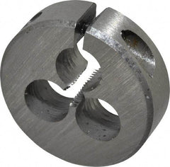 Interstate - #4-48 UNF Thread, 13/16" Outside Diam High Speed Steel Round Die - Right Hand Thread, Adjustable - Exact Tool & Supply