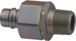 Parker - 1 Thread Stainless Steel Hydraulic Hose MPT Fitting - 2,000 psi - Exact Tool & Supply