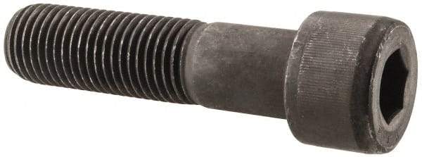 Value Collection - 1-1/4 - 7 UNC Hex Socket Drive, Socket Cap Screw - Alloy Steel, Black Oxide Finish, Partially Threaded, 5" Length Under Head - Exact Tool & Supply