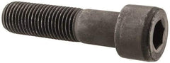 Value Collection - 1-1/4 - 7 UNC Hex Socket Drive, Socket Cap Screw - Alloy Steel, Black Oxide Finish, Partially Threaded, 5" Length Under Head - Exact Tool & Supply