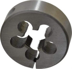 Interstate - 11/16-16 UNF Thread, 2" Outside Diam High Speed Steel Round Die - Right Hand Thread, Adjustable - Exact Tool & Supply
